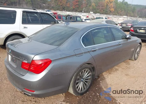 2012 BMW 740Li z USA, uszkodzony, nr VIN WBAKB4C56CC575673